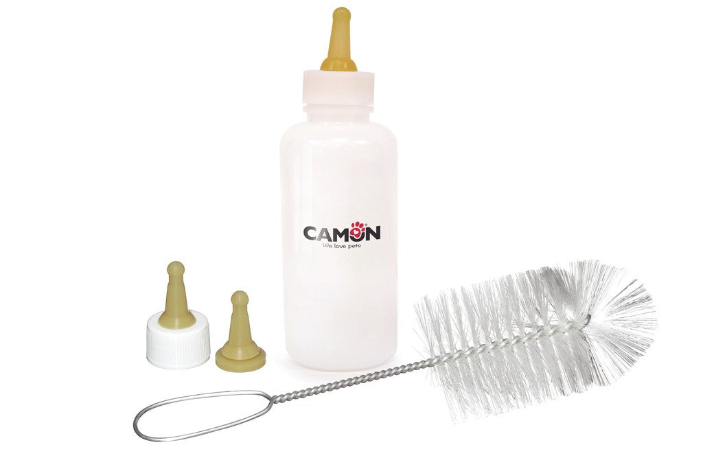 Camon Set Biberon con Spazzolino e Tettarella di Ricambio - 115 ml Camon Set Biberon con Spazzolino e Tettarella di Ricambio - 115 ml